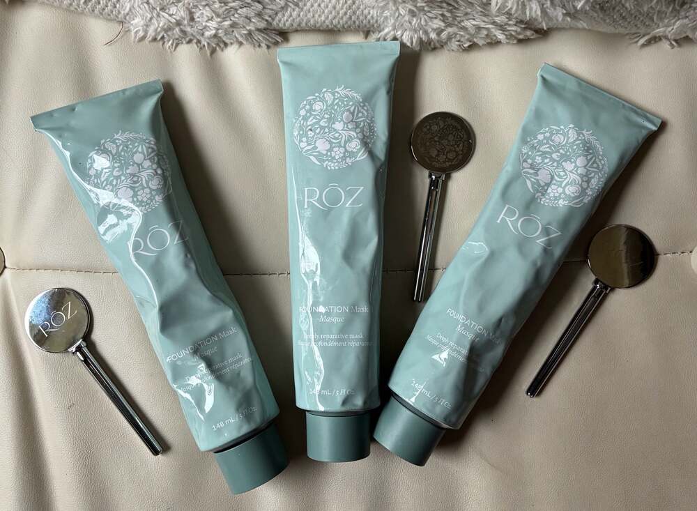 RŌZ Foundation Mask Deeply Reparative Hair Mask 148mL-Includes ALL 3 Tubes